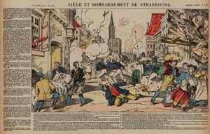 Sitio y bombardeo de Estrasburgo, Guerra Franco-Prusiana, agosto-septiembre de 1870