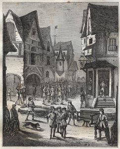 Sitio de París (1358) - El 22 de febrero de French School