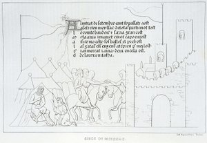 Asedio de Moissac de French School