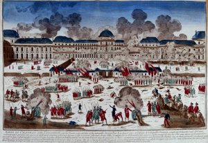 Asedio del castillo (palacio) de las Tullerías el 10 de agosto