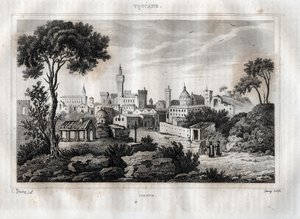 Siena - Toscana. Grabado de "Italia pintoresca" por M. de Norvins, Ch. Nodier 1834-1836. de French School