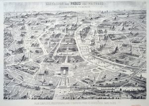 Plano simplificado de París indispensable para los extranjeros para guiarse solos en la ciudad de French School