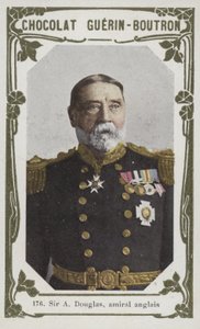 Sir A Douglas, almirante inglés de French School