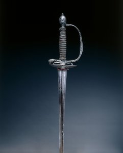 Espada pequeña, finales de 1600s de French School