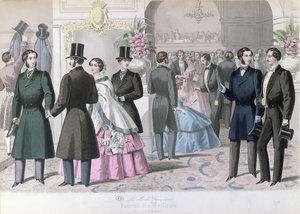 Soiree Mondaine, 1858 de French School