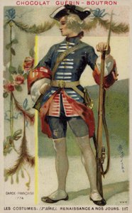 Soldado de los Guardias Franceses, 1774
