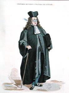 Abogado en 1725, de 