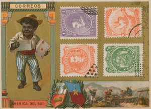 Sellos postales sudamericanos