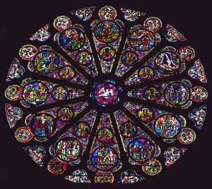 Rosetón sur, 1235-40