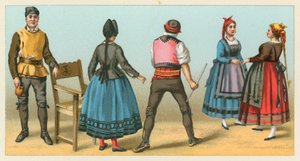 Traje de España de French School
