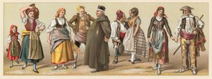 Traje de España de French School