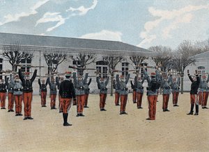 Escuela militar especial de Saint-Cyr (Saint Cyr), servicio interno: inicio del entrenamiento. de French School