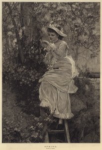 Primavera (grabado) de French School