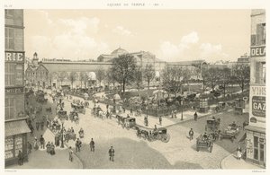 Plaza del Templo, 1881 de French School