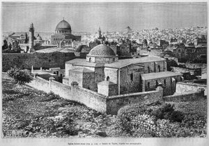 Iglesia de Santa Ana y Cúpula de la Roca, Monte del Templo, de La Syrie d