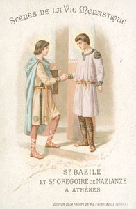 San Basilio y San Gregorio de Nacianzo en Atenas de French School