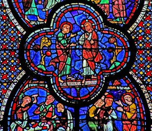 La ventana de San Juan: Cristo aparece a San Juan de French School