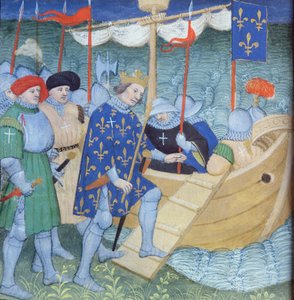 San Luis embarcando para las Cruzadas de French School