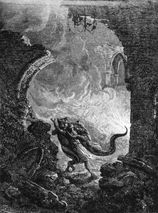 El purgatorio de San Patricio, mediados del siglo XIX de French School