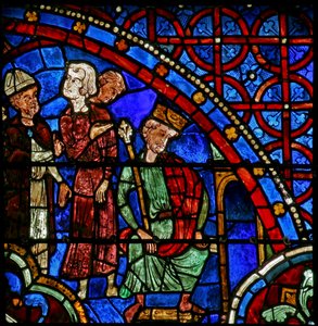 San Tomás Becket es presentado a Enrique II de French School