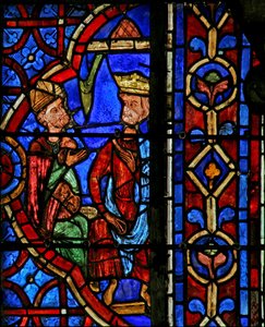 San Tomás Becket recibido por el rey francés de French School