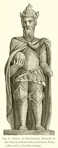 Estatua de Carlomagno de French School