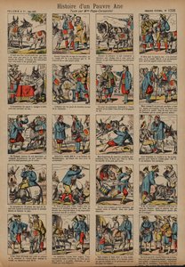 Historia de un burro pobre de French School