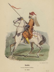 Stradiot, caballería albanesa auxiliar, siglo XVI de French School