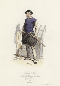 Portero callejero de la época de Enrique III de Francia de French School