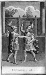 Golpea, pero escucha, respuesta hecha por Alcibíades (450-404 a.C.), estadista y estratega ateniense a las amenazas de Eurybiade. En 