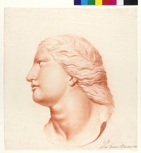 Estudio basado en una estatua (hija de Niobe)