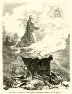 Sustitución del sacrificio de Jesucristo por los sacrificios de la antigua ley de French School