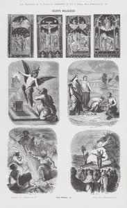 Sujets Religieux (grabado) de French School