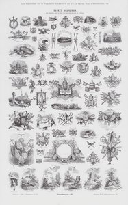Sujets Religieux (grabado) de French School