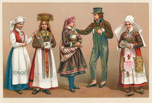 Traje de Suecia y Noruega de French School