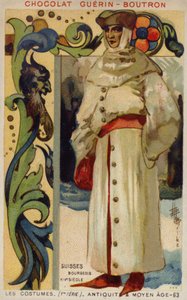 Traje burgués suizo, siglo XIV
