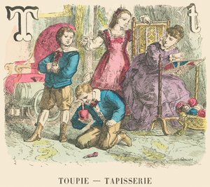 T: Trompo — Tapiz de French School