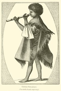 Flautista tahitiano de French School