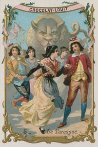 Tarasca, dragón legendario de Provenza de French School