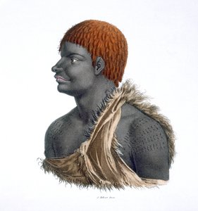 Aborigen de Tasmania, 1812 de French School