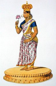 Tchitralekha esposa de Kouvera, grabado por C. de Motte (1785-1836) de French School