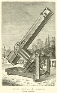 Telescopio de Espejo Plateado de L Foucault, Sistema newtoniano de French School