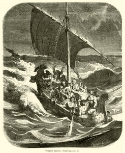 Tempestad apaciguada de French School
