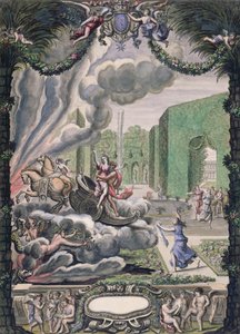 El rapto de Proserpina por Plutón de French School