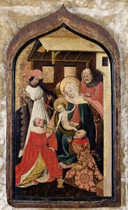La Adoración de los Magos de French School