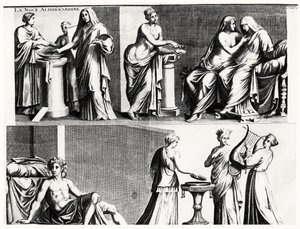 La boda Aldobrandini, después de un fresco romano de French School