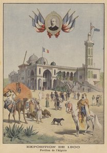 El Pabellón de Argelia en la Exposición Universal de 1900 en París