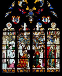La Anunciación, de la Capilla de Jacques Coeur de French School