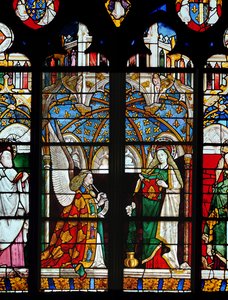 La Anunciación, de la Capilla de Jacques Coeur de French School