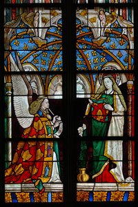 La Anunciación, de la Capilla de Jacques Coeur de French School